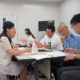 警察学校で外国語の研修を行いしました。（李、クリス）