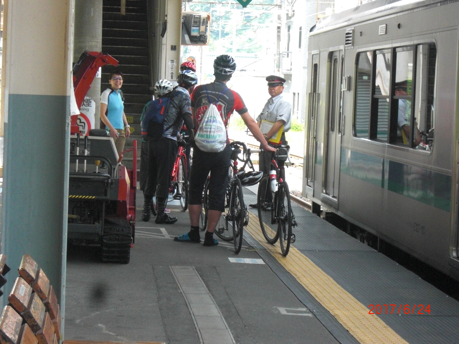 jr西日本自転車を車両に乗せる