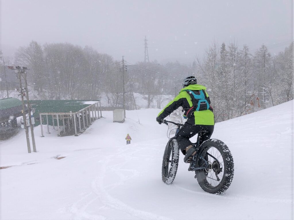 ゲレンデを自転車で走る！？ファットバイクで雪上ライドしてみませんか | 北アルプスCOOL便