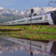 水鏡電車がGO！in北アルプス山麓