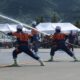 消防ポンプ操法とラッパ吹奏で熱戦！北信地域の消防団員が、磨き上げた技術を競いました