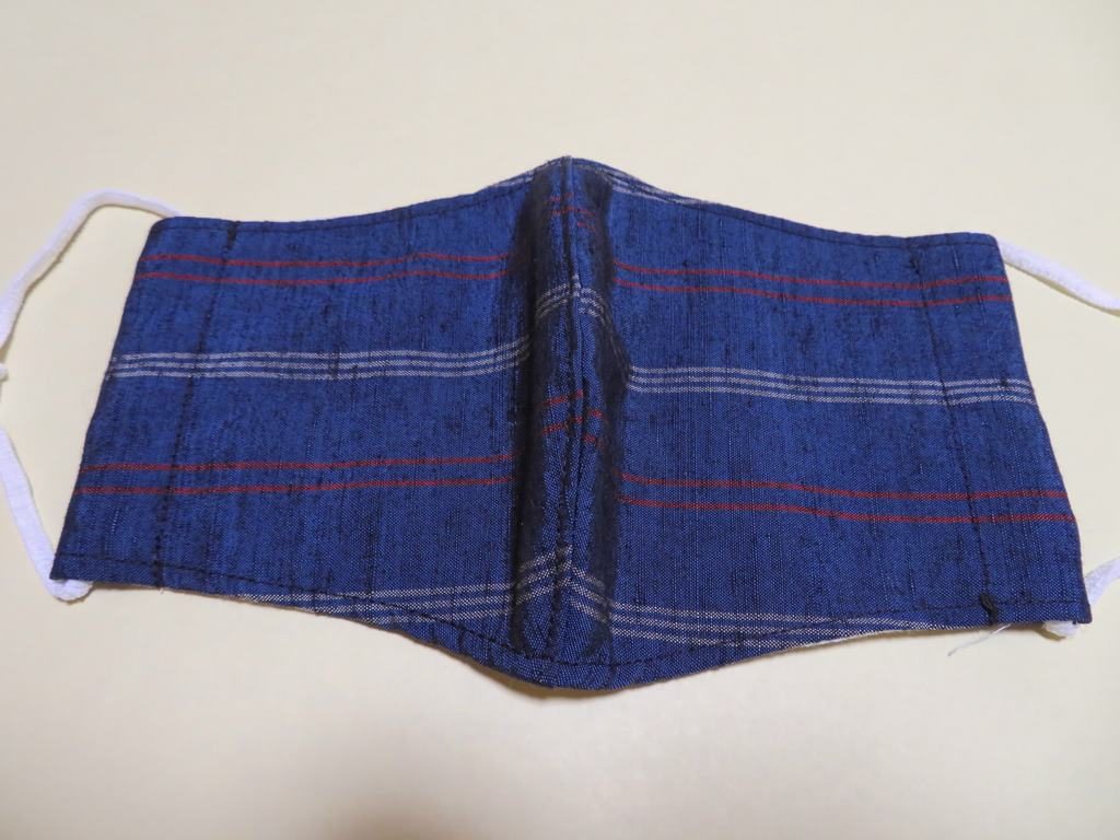 三大紬のひとつ上田紬の布マスク じょうしょう気流