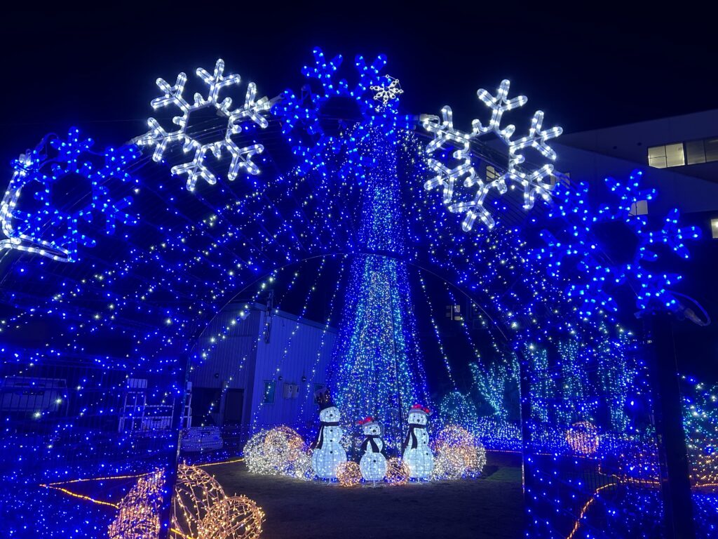 東御市加沢 ウィンターイルミネーション2024〖エクステリアマート東御