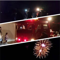 辰野町第五分団 明るい未来へ希望の花火 冬空に舞う い な 上伊那 辰野町第五分団 明るい未来へ希望の花火 冬空に舞う い な 上伊那