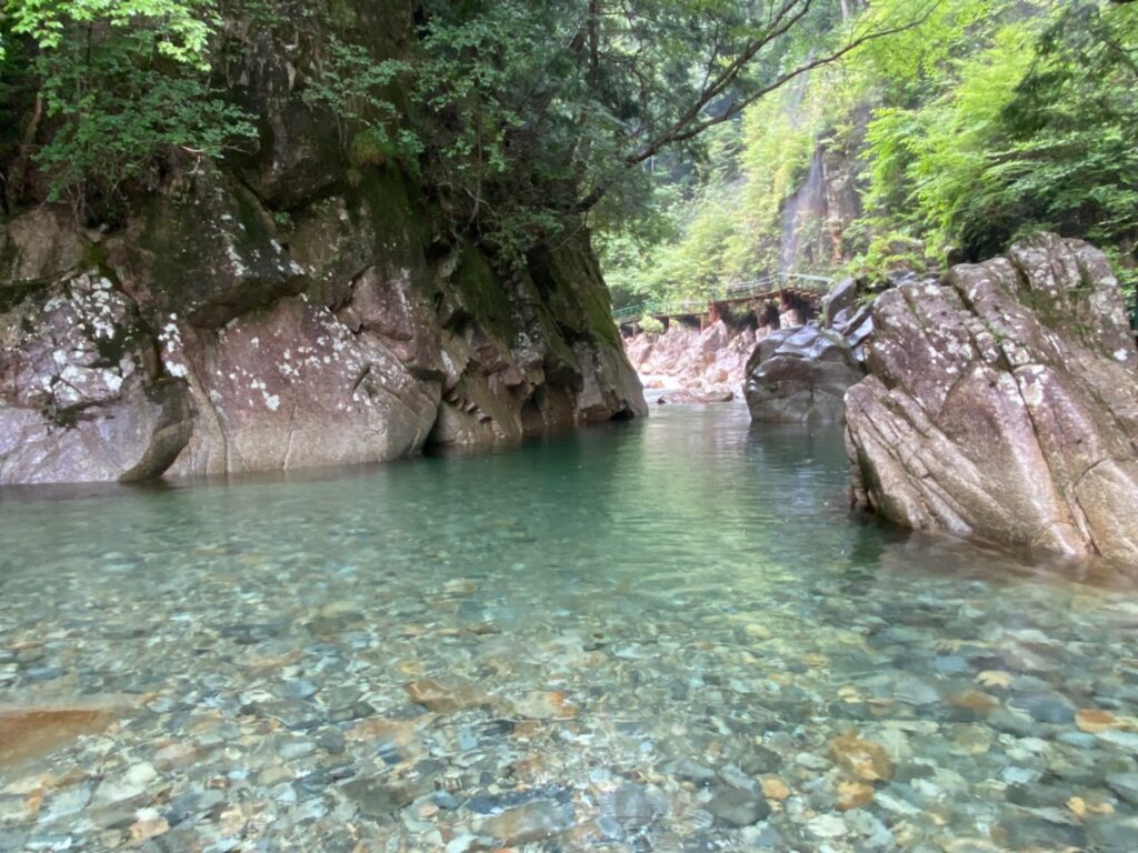 柿其渓谷に行ってみた 是より木曽路