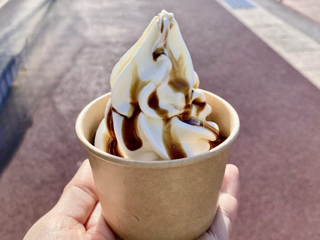 道の駅日義木曽駒高原限定販売！】百草ソフトクリーム！？（木曽町