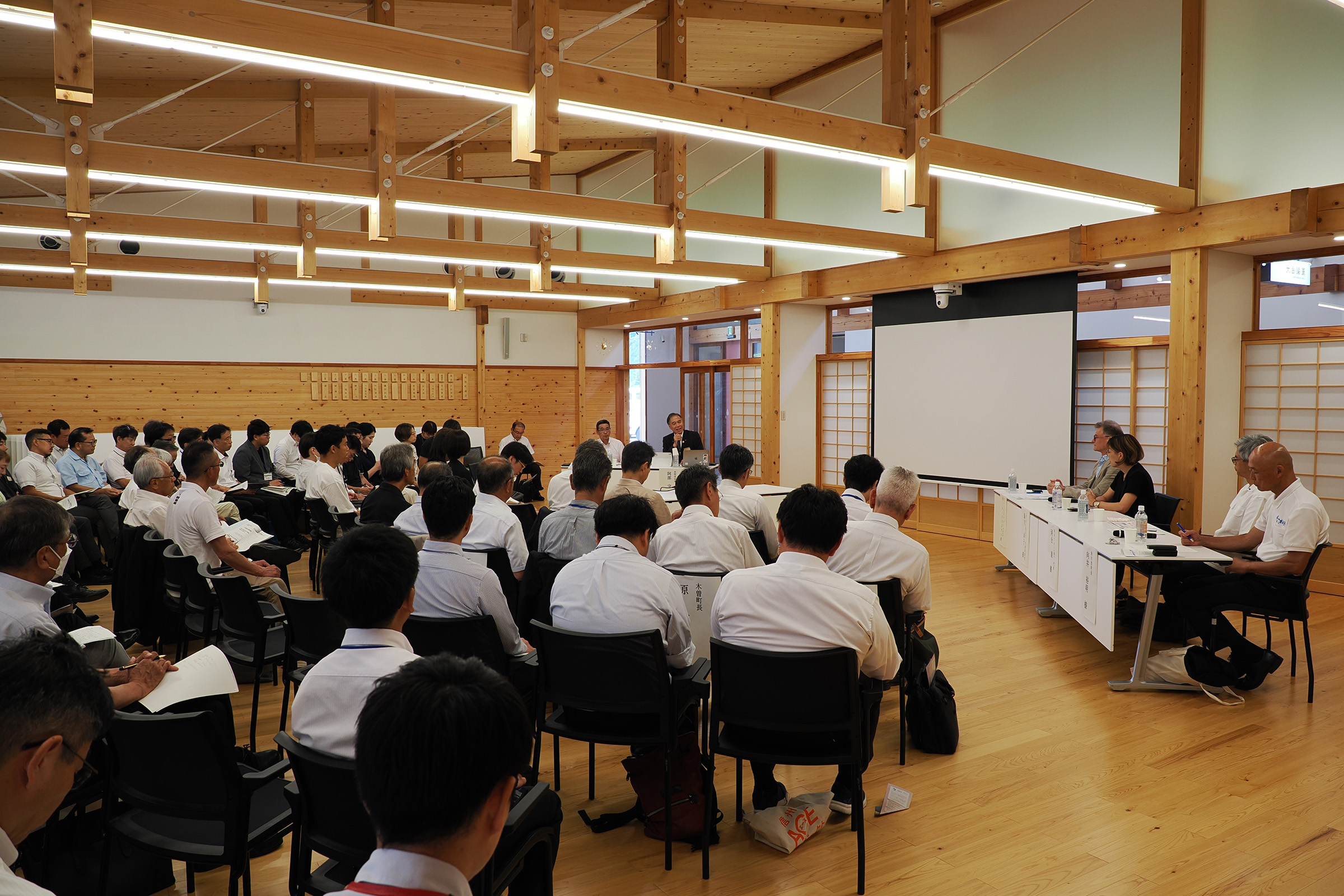 木曽地域リニア活用推進協議会の様子