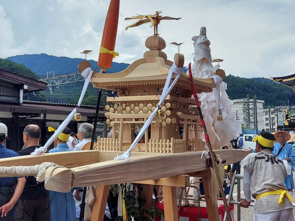 水無神社例大祭・みこしまくり』に参加しました❕ | 是より木曽路