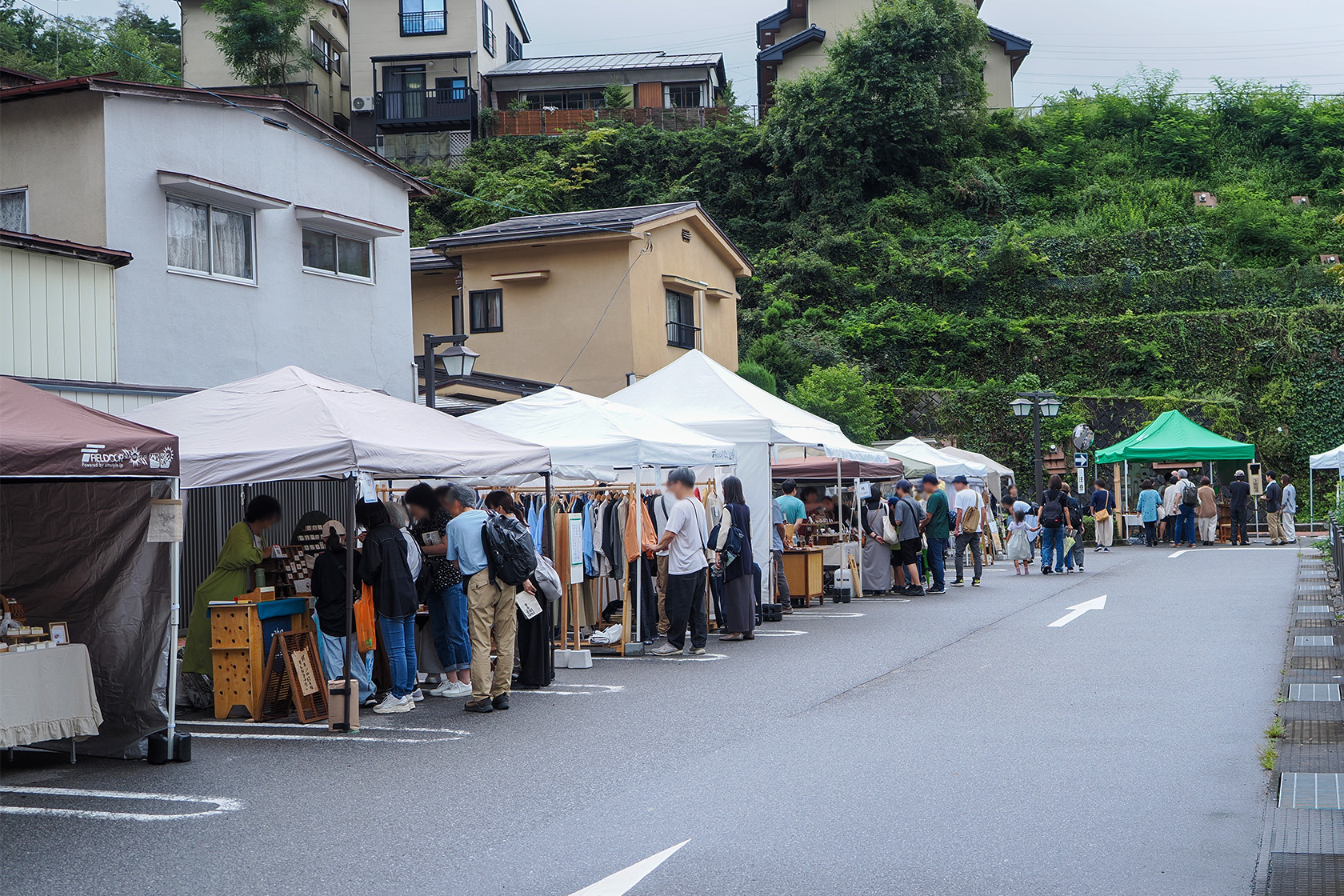 木曽の手仕事市、かんまち広小路エリア