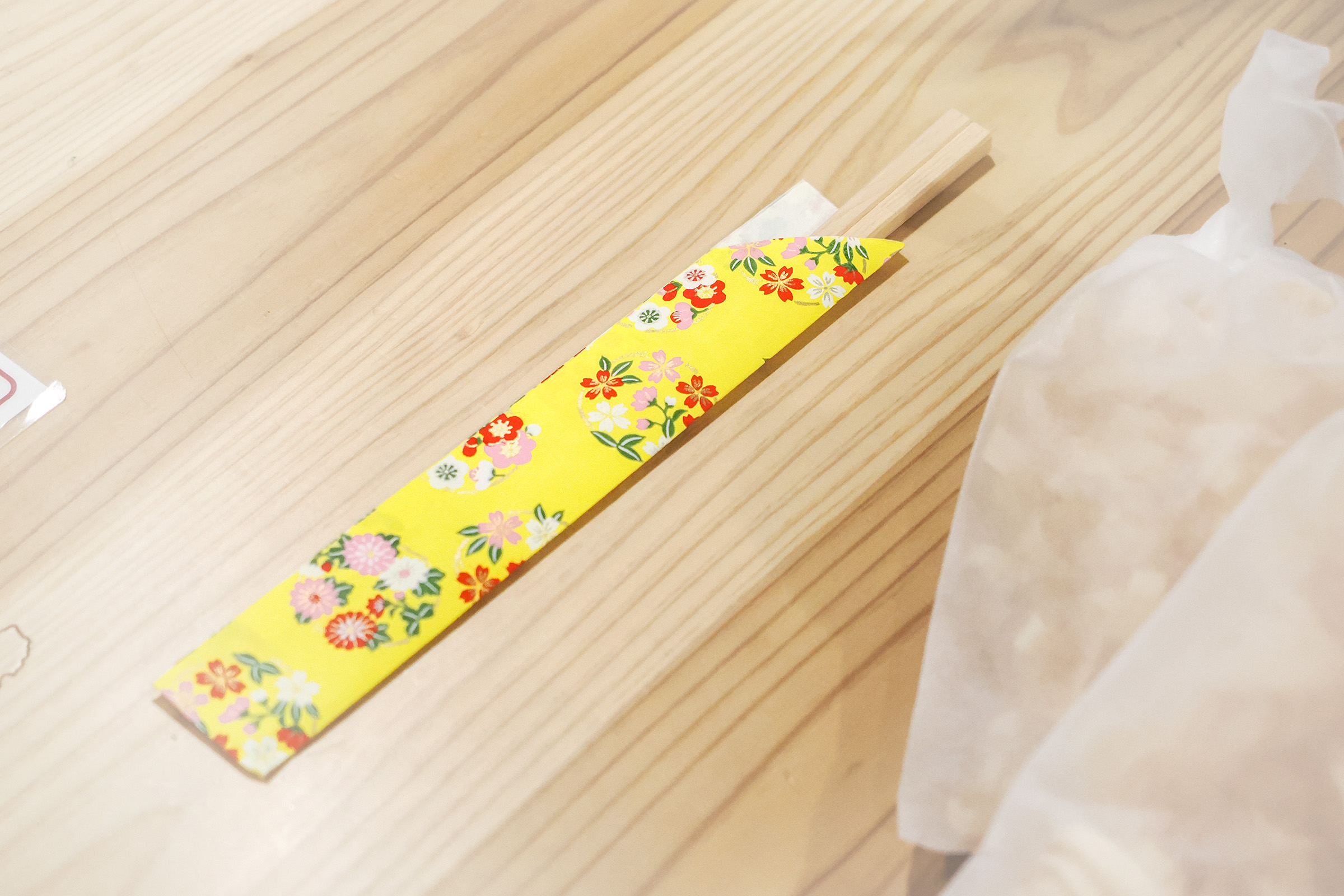 手づくりのお箸