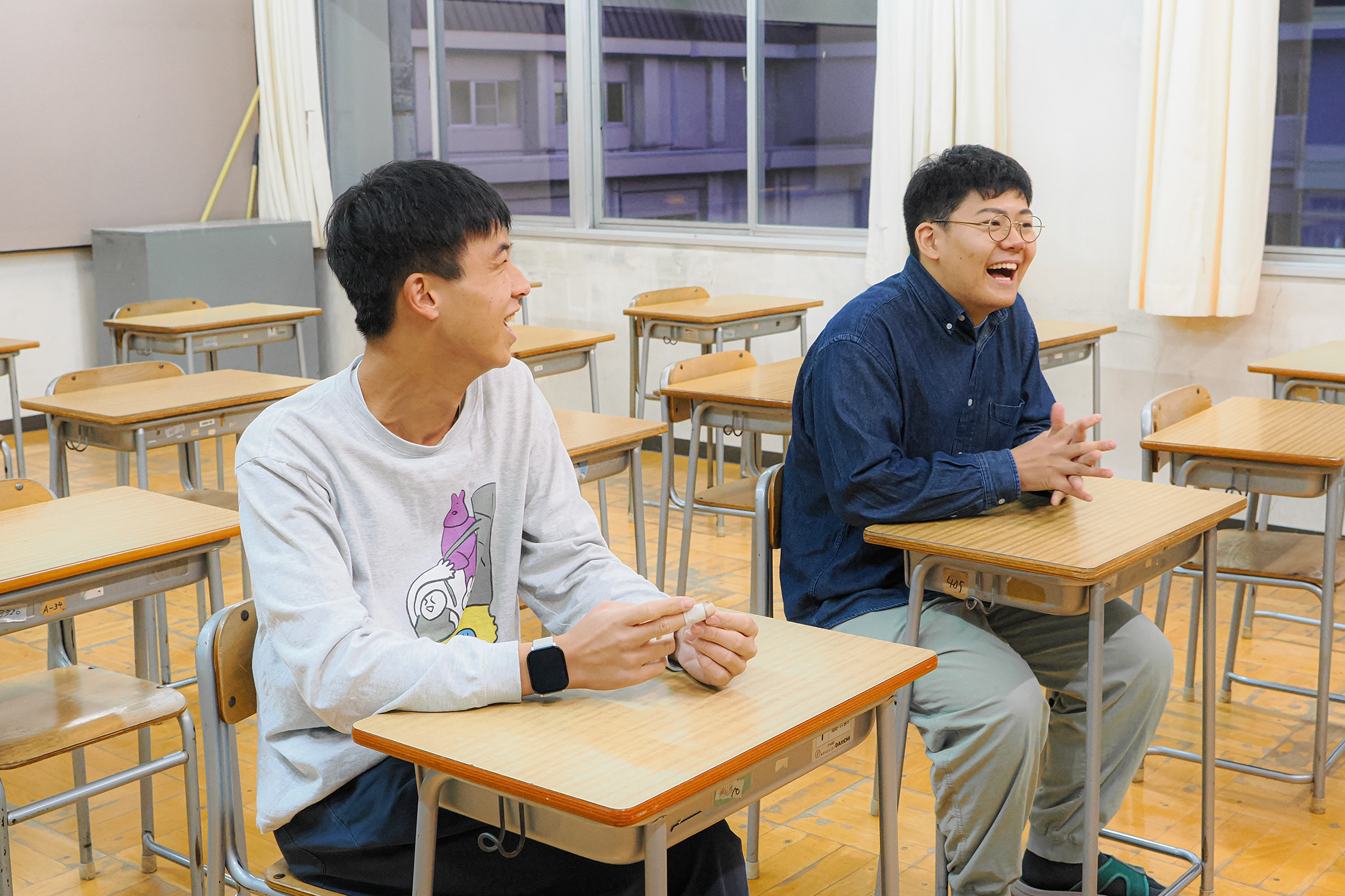 仲の良い、絶妙なコンビネーション