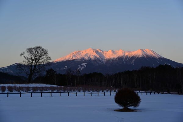 御嶽山のモルゲンロート４