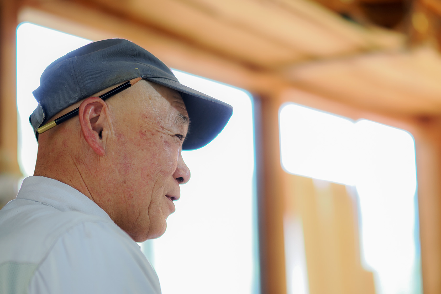 下条さんの後ろ姿