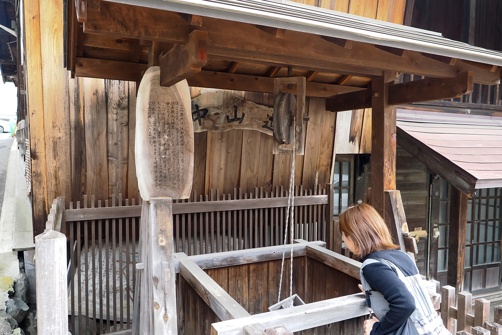 江戸時代から残る古い井戸