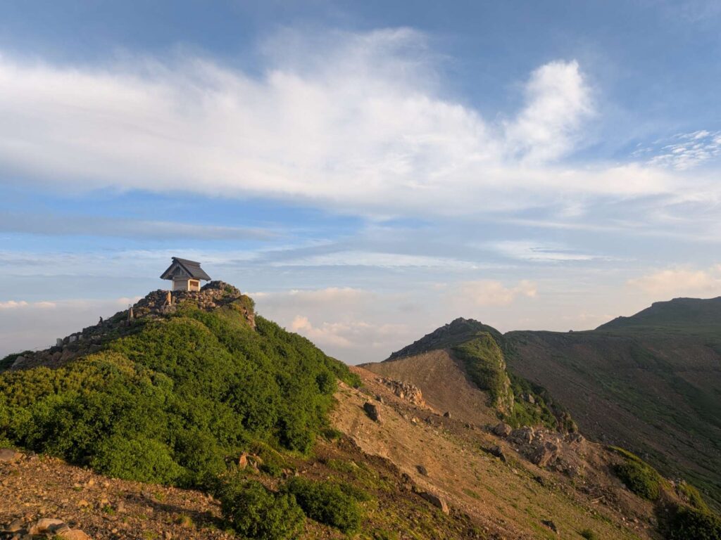 飛騨山頂～継子岳方面