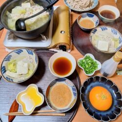 橙ポン酢の豚しゃぶ