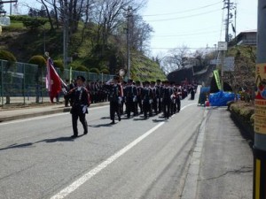 小川村消防出初式　４月１８日