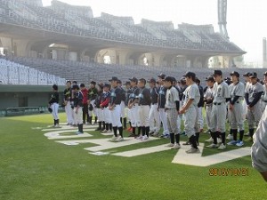 軟式野球は長野オリンピックスタジアムが会場でした