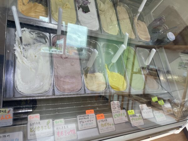 メニューには産地名も記載されています