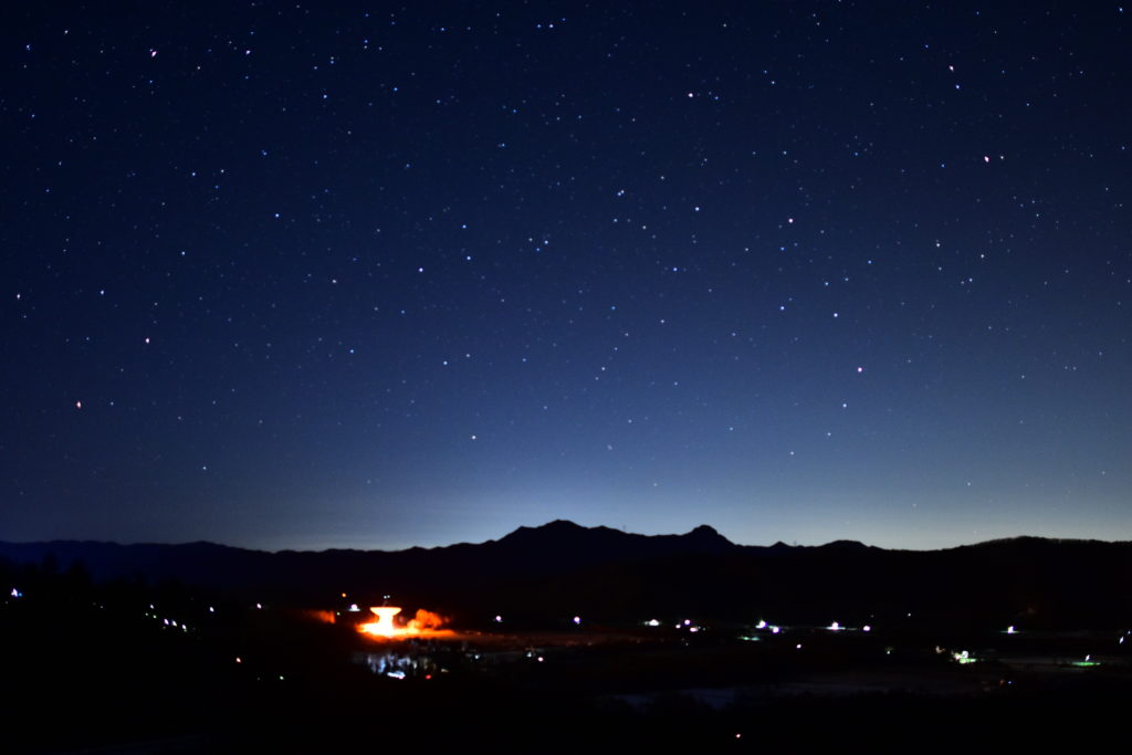 野辺山高原（南牧村）で、雄大な八ヶ岳の星景写真を撮る！（リベンジ編 