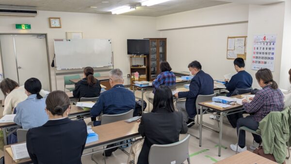 地域福祉スタッフ養成科入校式２
