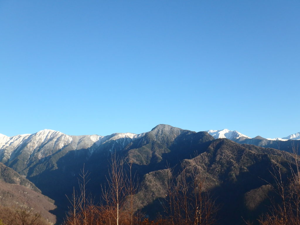 南アルプス 大鹿村 夕立神 ゆうだちがみ パノラマ公園 冬 南信州お散歩日和
